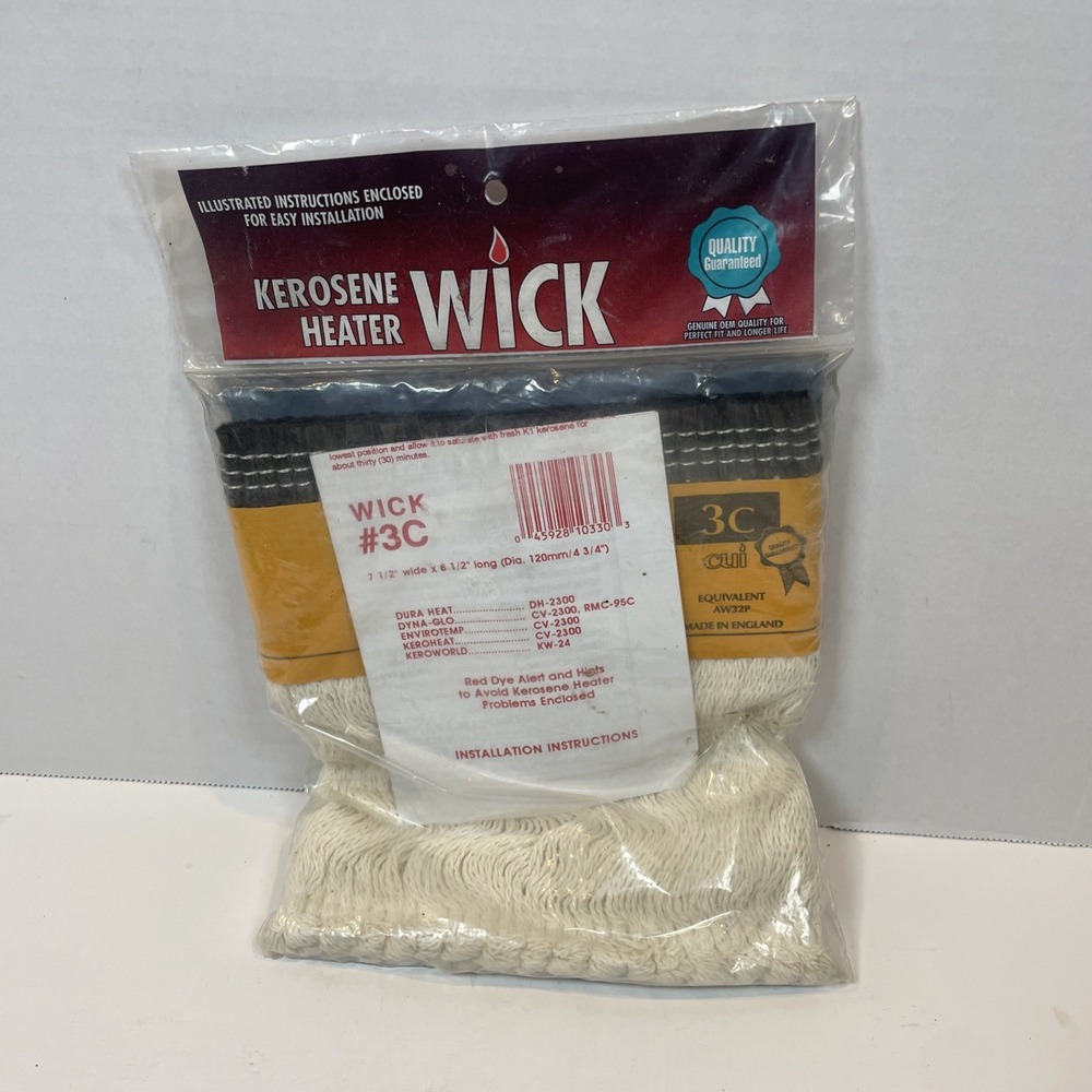 Kerosene Heater Wick #3C Dura‎ Heat Dyna Glo Enco Replacement Parts
